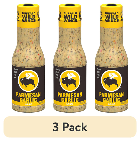 (3 Pack)  Parmesan Garlic Sauce, 12 Fl Oz